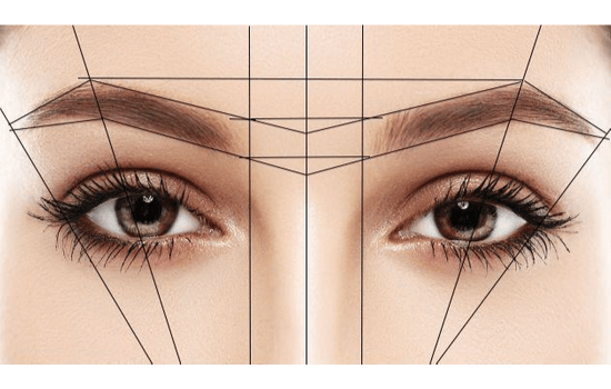 Mapeamento facial de sobrancelhas